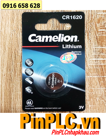 Pin CR1620 _Pin Camelion CR1620; Pin 3v lithium Camelion CR1620 chính hãng 